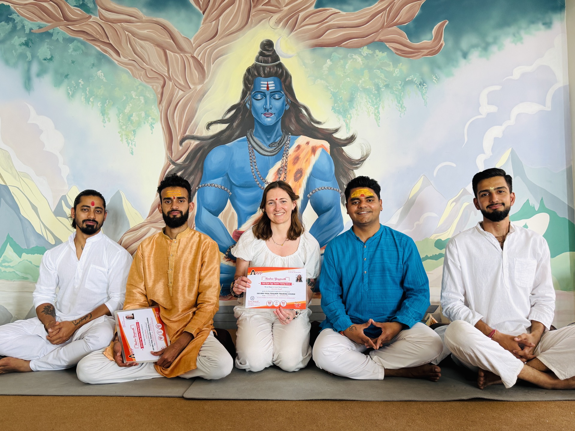 500 Hour Yoga Teacher Training Certificate Ceremony Rishikesh